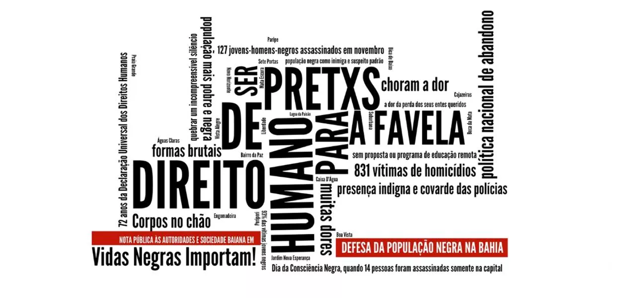 76 entidades do movimento negro lançam manifesto contra massacre de negras e negros na Bahia